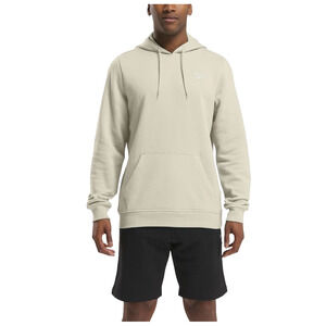 Reebok Fleece Hoodie Sweatshirt Men's XL Vintage Chalk White Identity Logo